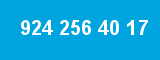 924 256 40 17